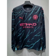 23-24 Manchester City second away long sleeves